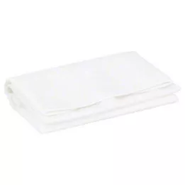 LÄTZCHEN Folha de alumínio para adultos/pano de algodão branco com bolso de coleção, 1 peça