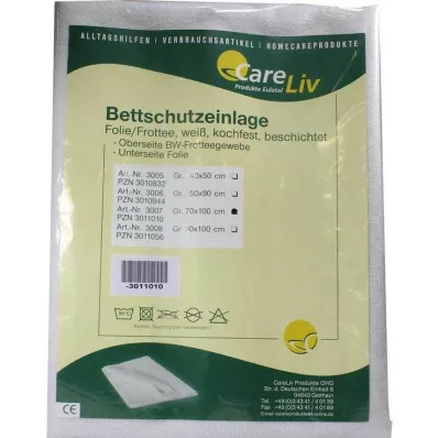 BETTSCHUTZEINLAGE Película de tecido felpudo 70x100 cm, 1 unidade BETTSCHUTZEINLAGE Película de tecido felpudo 70x100 cm, 1 unidade