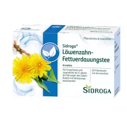 SIDROGA Saco de filtro para chá de dente-de-leão, 20X1,5 g