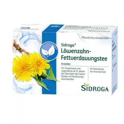 SIDROGA Saco de filtro para chá de dente-de-leão, 20X1,5 g