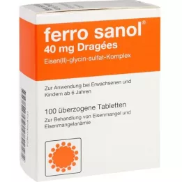 FERRO SANOL Comprimidos revestidos, 100 unidades