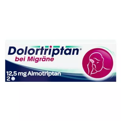DOLORTRIPTAN para enxaqueca Comprimidos revestidos por película, 2 unid