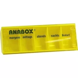 ANABOX Caixa de dia amarela, 1 unidade
