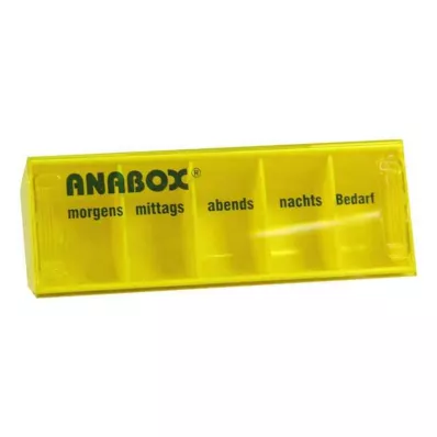 ANABOX Caixa de dia amarela, 1 unidade ANABOX Caixa de dia amarela, 1 unidade