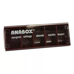 ANABOX Caixa de dia vermelha, 1 peça