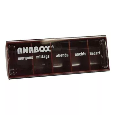 ANABOX Caixa de dia vermelha, 1 peça
