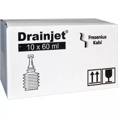 FREKA DRAINJET Solução salina 0,9% ISO, 10X60 ml