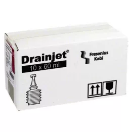 FREKA DRAINJET Purisole SM solução de lavagem diluída, 10X60 ml