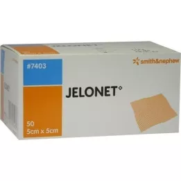 JELONET Gaze parafinada 5x5 cm, embalagem estéril, 50 unidades