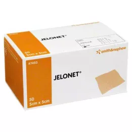 JELONET Gaze parafinada 5x5 cm, embalagem estéril, 50 unidades