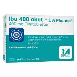 IBU 400 akut-1A Pharma comprimidos revestidos por película, 50 unidades
