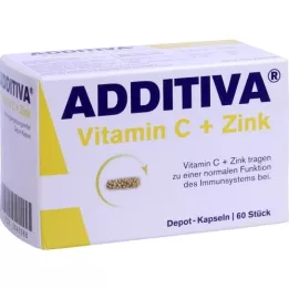 ADDITIVA Vitamin C Depot 300 mg Cápsulas, 60 Cápsulas