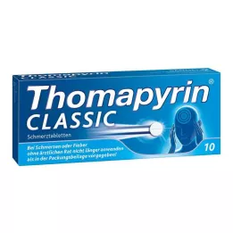 THOMAPYRIN CLASSIC Comprimidos analgésicos, 10 unidades
