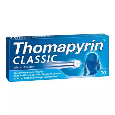 THOMAPYRIN CLASSIC Comprimidos analgésicos, 10 unidades