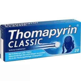 THOMAPYRIN CLASSIC Comprimidos analgésicos, 20 unidades