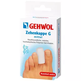 GEHWOL Biqueira de gel de polímero G médio, 2 peças