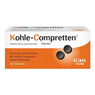 KOHLE Comprimidos Compretten, 30 unidades KOHLE Comprimidos Compretten, 30 unidades