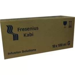 NATRIUMHYDROGENCARBONAT Solução para perfusão em vidro a 8,4%, 10X100 ml