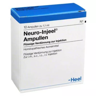 NEURO INJEEL Ampolas, 10 pcs