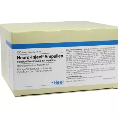 NEURO INJEEL Ampolas, 100 pcs NEURO INJEEL Ampolas, 100 pcs