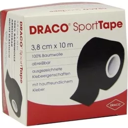 DRACO TAPEVERBAND 3,8 cmx10 m preto, 1 unidade