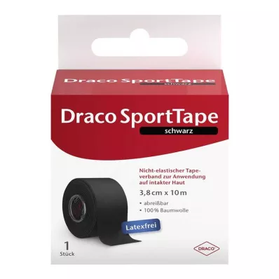 DRACO TAPEVERBAND 3,8 cmx10 m preto, 1 unidade DRACO TAPEVERBAND 3,8 cmx10 m preto, 1 unidade