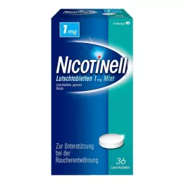 NICOTINELL Pastilhas 1 mg Menta, 36 unid