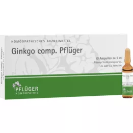 GINKGO COMP.Ampolas Pflüger, 10 unid