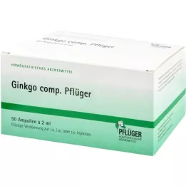 GINKGO COMP.Ampolas Pflüger, 50 pcs