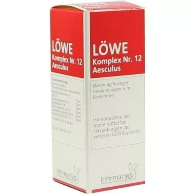 LÖWE KOMPLEX Gotas de Aesculus n.º 12, 50 ml