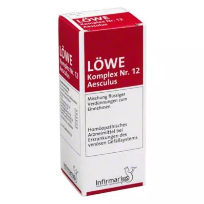 LÖWE KOMPLEX Gotas de Aesculus n.º 12, 50 ml