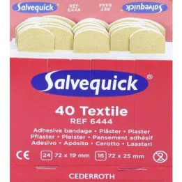 SALVEQUICK Recarga elástica de tiras de gesso 6444, 40 unidades