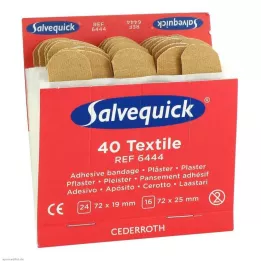 SALVEQUICK Recarga elástica de tiras de gesso 6444, 40 unidades