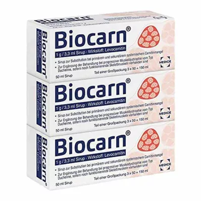 BIOCARN Xarope, 3X50 ml BIOCARN Xarope, 3X50 ml