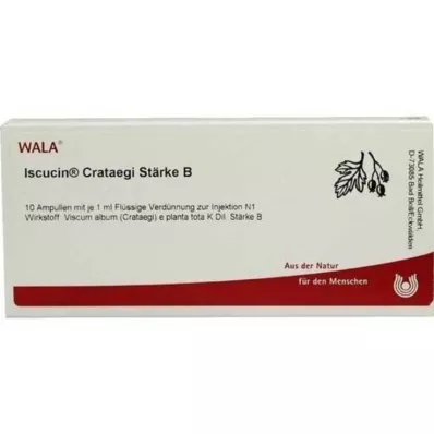 ISCUCIN Amido de crataegi B ampolas, 10X1 ml ISCUCIN Amido de crataegi B ampolas, 10X1 ml