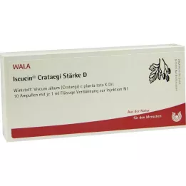 ISCUCIN Amido de crataegi D ampolas, 10X1 ml