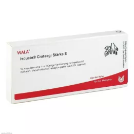 ISCUCIN Amido de crataegi E ampolas, 10X1 ml