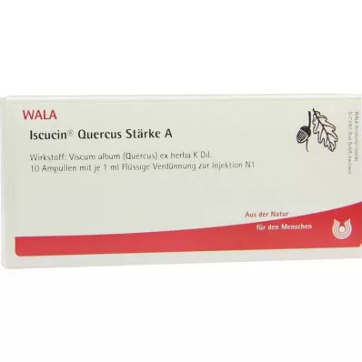 ISCUCIN Amido de quercus A ampolas, 10X1 ml