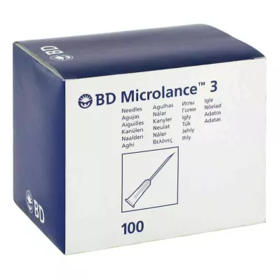 BD MICROLANCE Cânula 27 G 3/4 0,4x19 mm, 100 unidades BD MICROLANCE Cânula 27 G 3/4 0,4x19 mm, 100 unidades