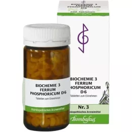 BIOCHEMIE 3 Ferrum phosphoricum D 6 Comprimidos, 200 Cápsulas