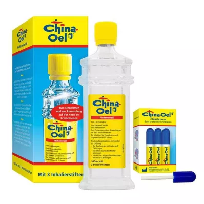 CHINA ÖL com 3 inaladores, 100 ml CHINA ÖL com 3 inaladores, 100 ml