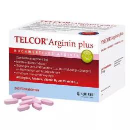 TELCOR Arginina plus comprimidos revestidos por película, 240 Cápsulas
