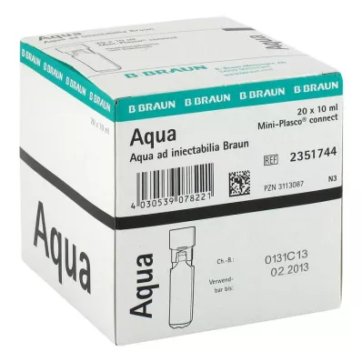 AQUA AD injectabilia Miniplasco connect Inj.-Lsg., 20X10 ml AQUA AD injectabilia Miniplasco connect Inj.-Lsg., 20X10 ml