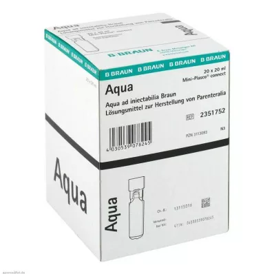 AQUA AD injectabilia Miniplasco connect Inj.-Lsg., 20X20 ml AQUA AD injectabilia Miniplasco connect Inj.-Lsg., 20X20 ml