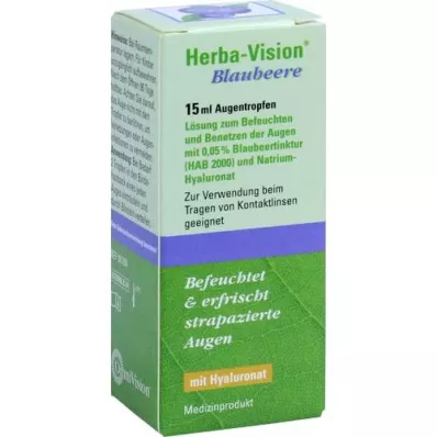 HERBA-VISION Colírio de mirtilo, 15 ml