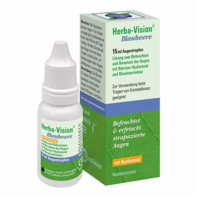 HERBA-VISION Colírio de mirtilo, 15 ml