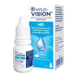 HYLO-VISION HD Colírio para os olhos, 15 ml
