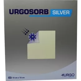 URGOSORB Compressas de prata 10x10 cm, 10 unidades