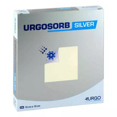 URGOSORB Compressas de prata 10x10 cm, 10 unidades