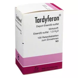 TARDYFERON Comprimidos de libertação prolongada, 100 unidades